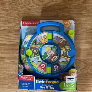 Fisher-Price Little People See 'N Say - Blue and Green